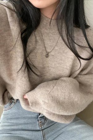 Quick Outfits, Modest Fashion Outfits Ideas Oversized Knit Sweater