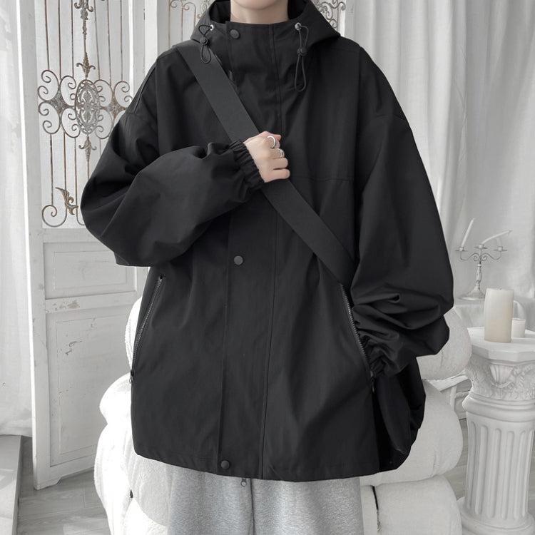 Quick Outfits, Modest Fashion Outfits Ideas Oversized Windbreaker Hooded Jacket Quick Outfits, Modest Fashion Outfits Ideas Oversized Windbreaker Hooded Jacket