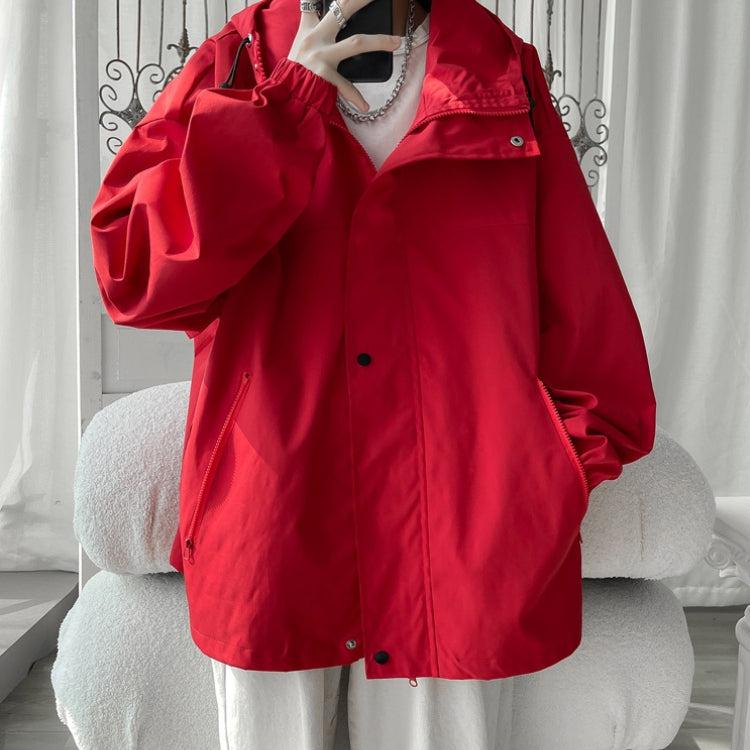 Quick Outfits, Modest Fashion Outfits Ideas Oversized Windbreaker Hooded Jacket Quick Outfits, Modest Fashion Outfits Ideas Oversized Windbreaker Hooded Jacket