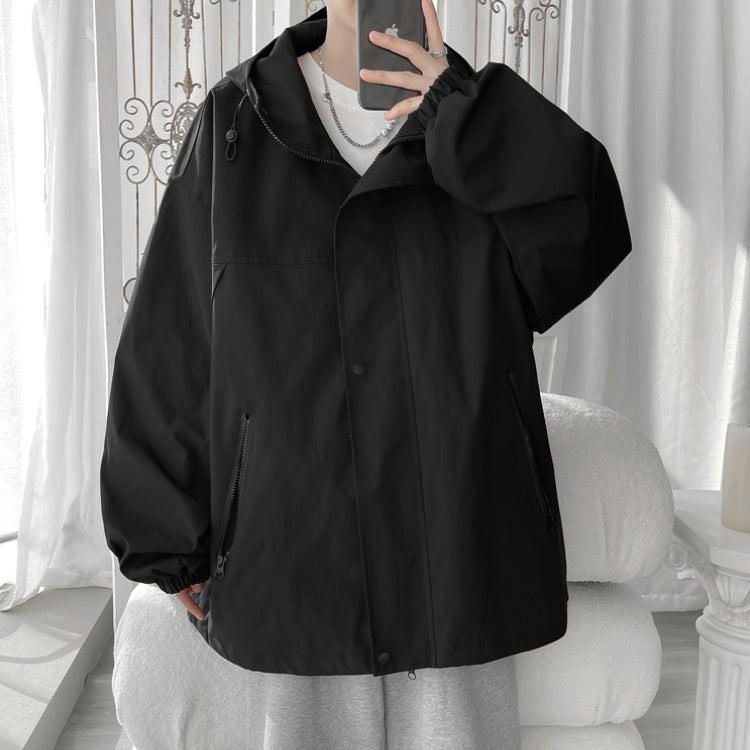 Quick Outfits, Modest Fashion Outfits Ideas Oversized Windbreaker Hooded Jacket Quick Outfits, Modest Fashion Outfits Ideas Oversized Windbreaker Hooded Jacket