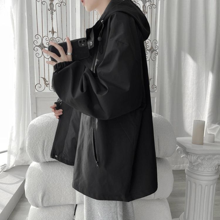Quick Outfits, Modest Fashion Outfits Ideas Oversized Windbreaker Hooded Jacket Quick Outfits, Modest Fashion Outfits Ideas Oversized Windbreaker Hooded Jacket