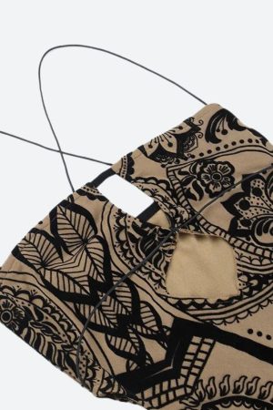 Quick Outfits, Modest Fashion Outfits Ideas Paisley Cut Out Mini Dress