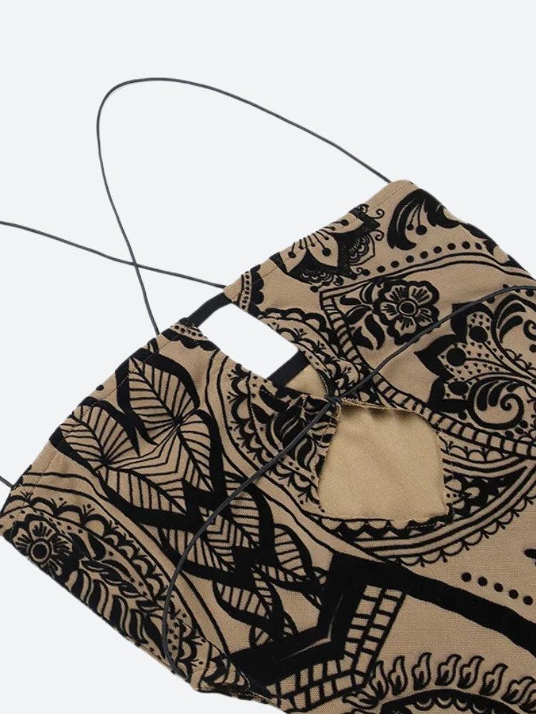 Quick Outfits, Modest Fashion Outfits Ideas Paisley Cut Out Mini Dress Quick Outfits, Modest Fashion Outfits Ideas Paisley Cut Out Mini Dress