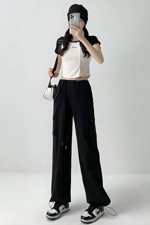 Quick Outfits, Modest Fashion Outfits Ideas Parachute Cargo Pants