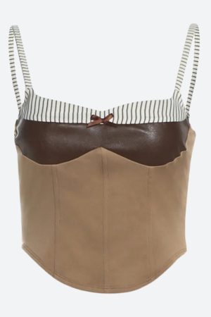 Quick Outfits, Modest Fashion Outfits Ideas Patch Corset Top