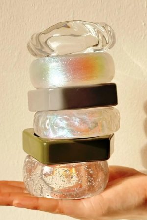 Quick Outfits, Modest Fashion Outfits Ideas Pearl Chunky Resin Bracelet