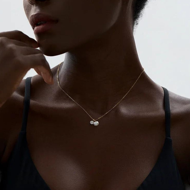 Quick Outfits, Modest Fashion Outfits Ideas Pearl & Diamond Necklace Quick Outfits, Modest Fashion Outfits Ideas Pearl & Diamond Necklace