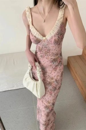 Quick Outfits, Modest Fashion Outfits Ideas Pink Maxi Dress