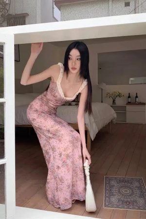 Quick Outfits, Modest Fashion Outfits Ideas Pink Maxi Dress