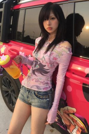 Quick Outfits, Modest Fashion Outfits Ideas Pink Mesh Top