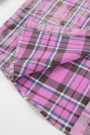 Quick Outfits, Modest Fashion Outfits Ideas Pink Plaid Shirt