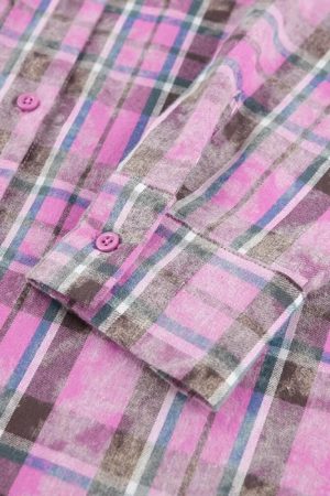 Quick Outfits, Modest Fashion Outfits Ideas Pink Plaid Shirt