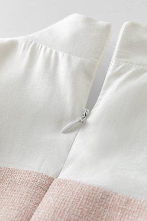 Quick Outfits, Modest Fashion Outfits Ideas Pink Preppy Mini Dress