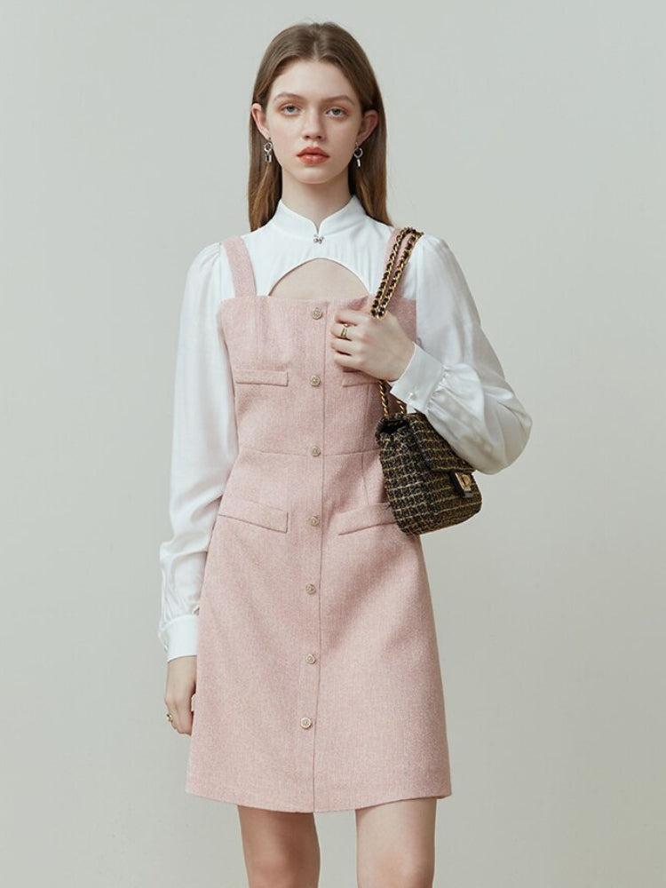 Quick Outfits, Modest Fashion Outfits Ideas Pink Preppy Mini Dress Quick Outfits, Modest Fashion Outfits Ideas Pink Preppy Mini Dress