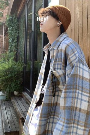 Quick Outfits, Modest Fashion Outfits Ideas Plaid Flannel Men Shirt