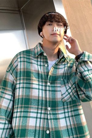 Quick Outfits, Modest Fashion Outfits Ideas Plaid Flannel Men Shirt