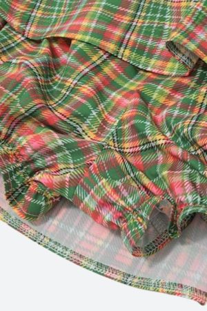 Quick Outfits, Modest Fashion Outfits Ideas Plaid Mini Skort