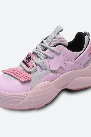 Quick Outfits, Modest Fashion Outfits Ideas Platform Lace Up Sneakers