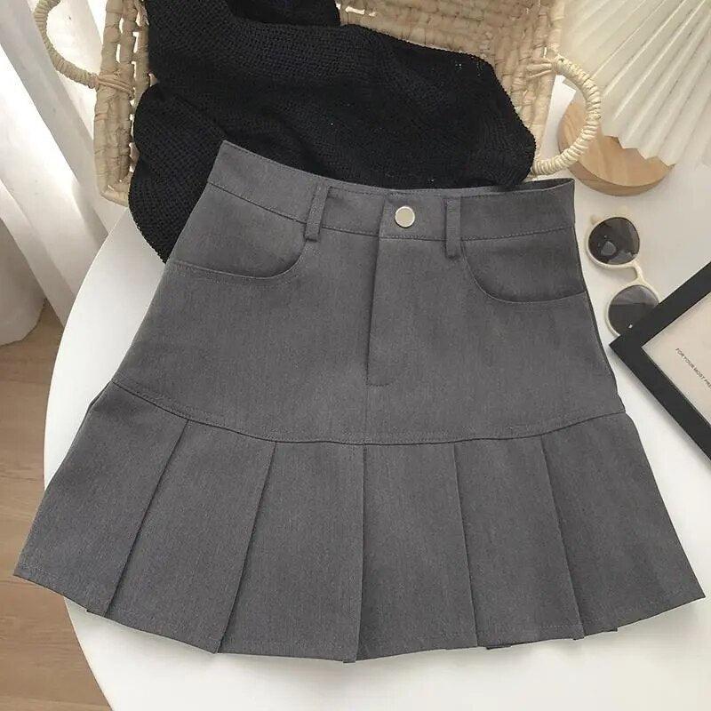 Quick Outfits, Modest Fashion Outfits Ideas Pleated College Mini Skirt Quick Outfits, Modest Fashion Outfits Ideas Pleated College Mini Skirt