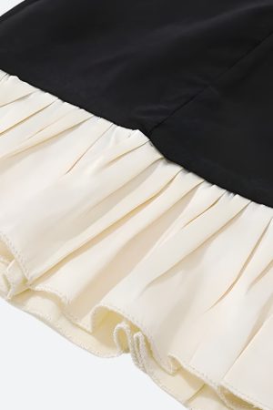 Quick Outfits, Modest Fashion Outfits Ideas Pleated Hem Mini Dress