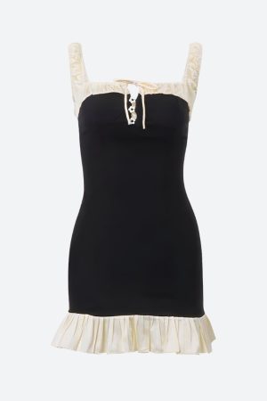 Quick Outfits, Modest Fashion Outfits Ideas Pleated Hem Mini Dress