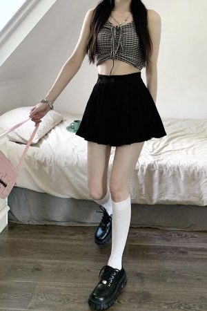 Quick Outfits, Modest Fashion Outfits Ideas Pleated Mini Skort