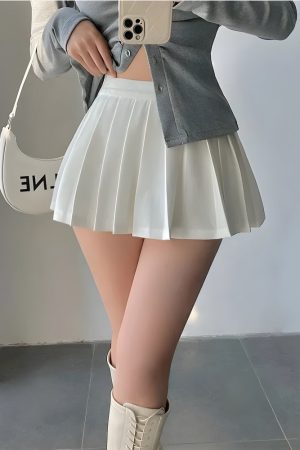 Quick Outfits, Modest Fashion Outfits Ideas Pleated Tennis Mini Skirt