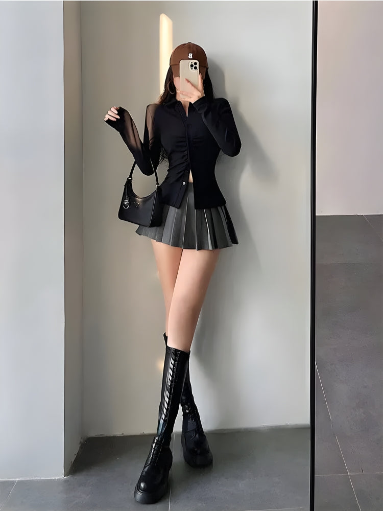 Quick Outfits, Modest Fashion Outfits Ideas Pleated Tennis Mini Skirt Quick Outfits, Modest Fashion Outfits Ideas Pleated Tennis Mini Skirt