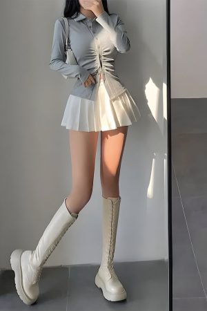 Quick Outfits, Modest Fashion Outfits Ideas Pleated Tennis Mini Skirt