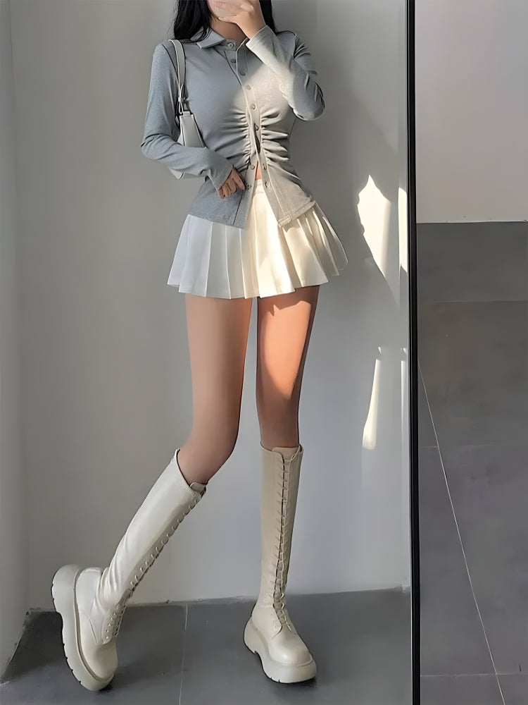 Quick Outfits, Modest Fashion Outfits Ideas Pleated Tennis Mini Skirt Quick Outfits, Modest Fashion Outfits Ideas Pleated Tennis Mini Skirt