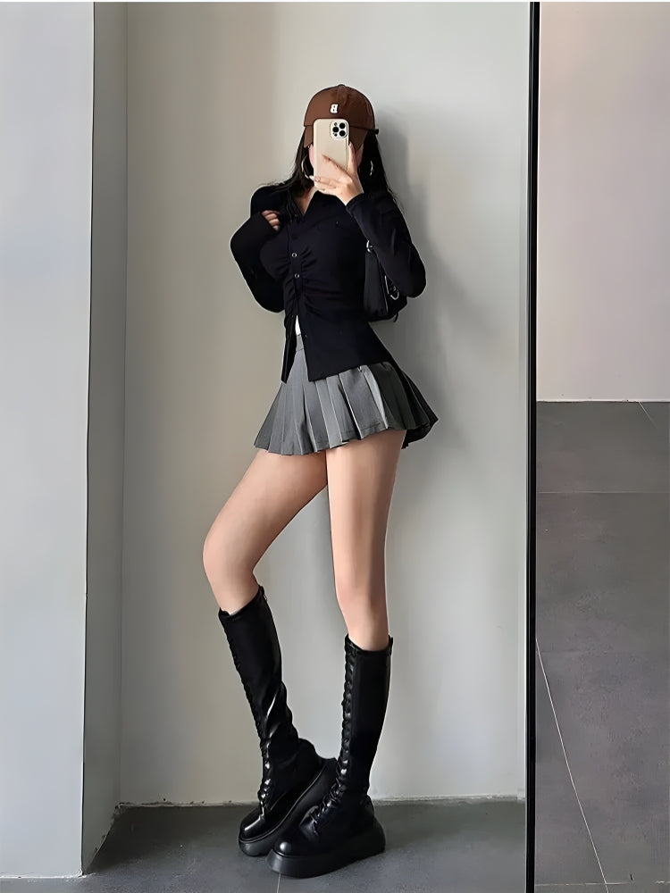 Quick Outfits, Modest Fashion Outfits Ideas Pleated Tennis Mini Skirt Quick Outfits, Modest Fashion Outfits Ideas Pleated Tennis Mini Skirt