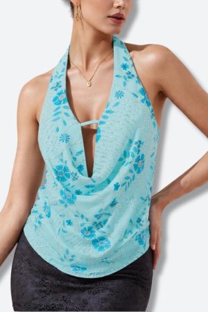 Quick Outfits, Modest Fashion Outfits Ideas Plunge Neck Sequined Beaded Top