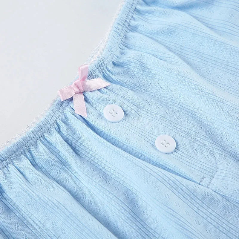 Quick Outfits, Modest Fashion Outfits Ideas Pointelle Two Piece Pajama Set Quick Outfits, Modest Fashion Outfits Ideas Pointelle Two Piece Pajama Set