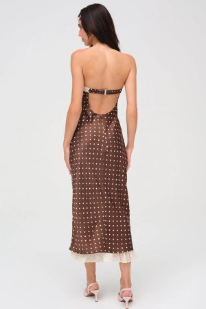 Quick Outfits, Modest Fashion Outfits Ideas Polka Dot Midi Dress