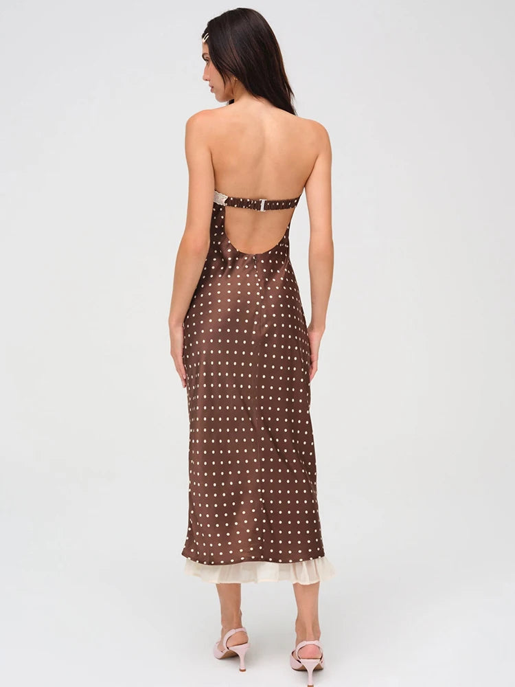 Quick Outfits, Modest Fashion Outfits Ideas Polka Dot Midi Dress Quick Outfits, Modest Fashion Outfits Ideas Polka Dot Midi Dress