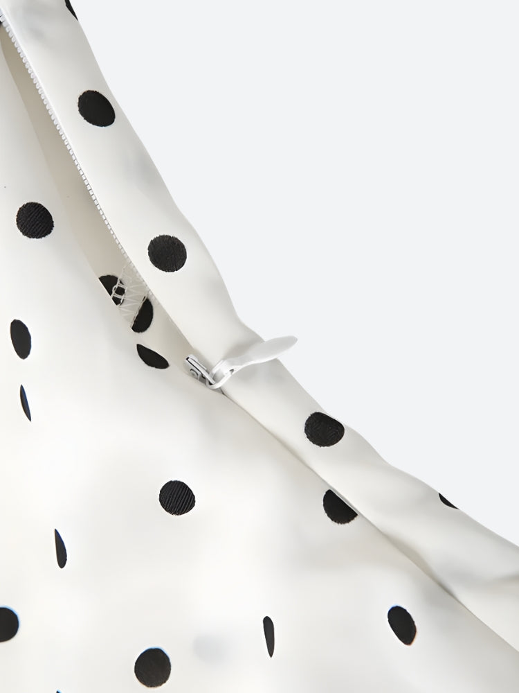 Quick Outfits, Modest Fashion Outfits Ideas Polka Dot Mini Dress Quick Outfits, Modest Fashion Outfits Ideas Polka Dot Mini Dress