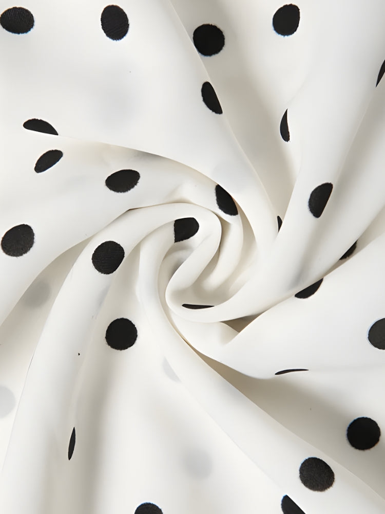 Quick Outfits, Modest Fashion Outfits Ideas Polka Dot Mini Dress Quick Outfits, Modest Fashion Outfits Ideas Polka Dot Mini Dress