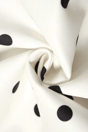 Quick Outfits, Modest Fashion Outfits Ideas Polka Dot Preppy Mini Dress