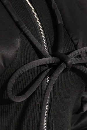 Quick Outfits, Modest Fashion Outfits Ideas Puffer Corduroy Zip-Up Jacket