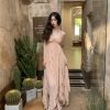 Quick Outfits, Modest Fashion Outfits Ideas Pure Backless Chiffon Midi Dress