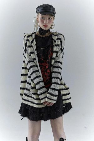 Quick Outfits, Modest Fashion Outfits Ideas Rabbit Ears Hooded Cardigan Jacket