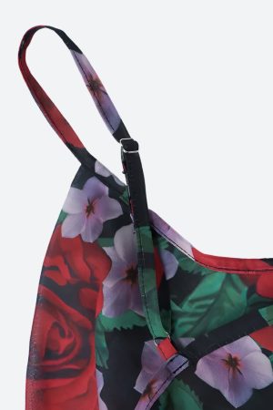 Quick Outfits, Modest Fashion Outfits Ideas Red Rose Maxi Dress