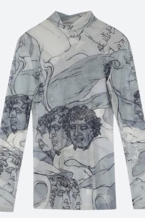 Quick Outfits, Modest Fashion Outfits Ideas Renaissance Heads Mesh Top