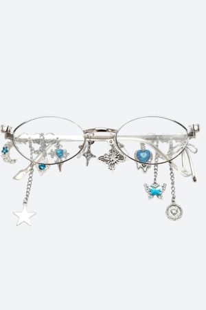 Quick Outfits, Modest Fashion Outfits Ideas Rhinestone Oval Glasses