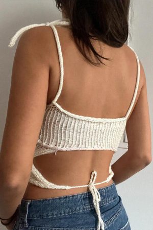 Quick Outfits, Modest Fashion Outfits Ideas Rose Detailed Knitted Crop Top