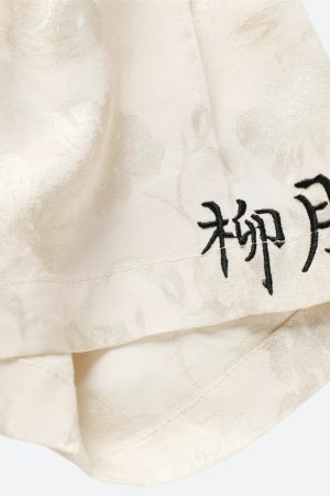 Quick Outfits, Modest Fashion Outfits Ideas Rose Embroidery Tie Shirt