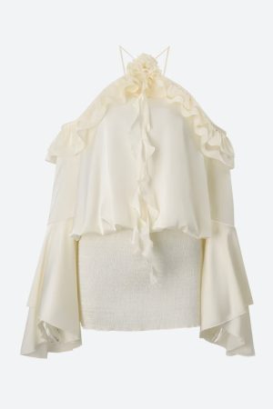 Quick Outfits, Modest Fashion Outfits Ideas Rose Ruffled Mini Dress