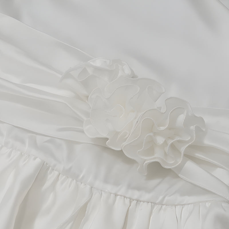 Quick Outfits, Modest Fashion Outfits Ideas Rose Satin Backless Mini Dress Quick Outfits, Modest Fashion Outfits Ideas Rose Satin Backless Mini Dress