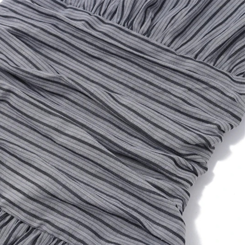 Quick Outfits, Modest Fashion Outfits Ideas Ruched Halter Midi Dress Quick Outfits, Modest Fashion Outfits Ideas Ruched Halter Midi Dress