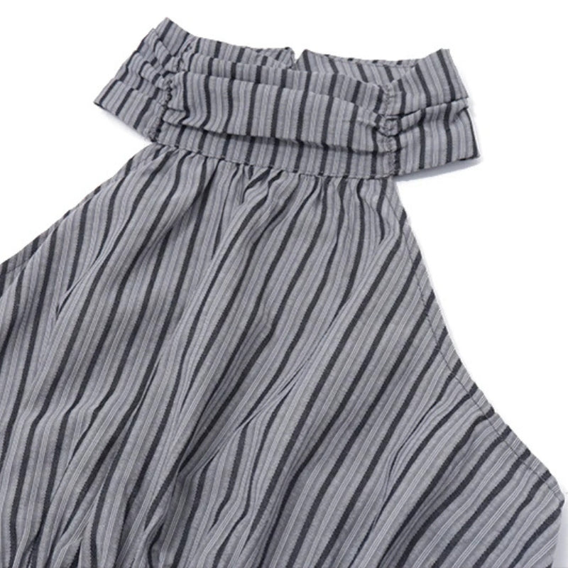 Quick Outfits, Modest Fashion Outfits Ideas Ruched Halter Midi Dress Quick Outfits, Modest Fashion Outfits Ideas Ruched Halter Midi Dress